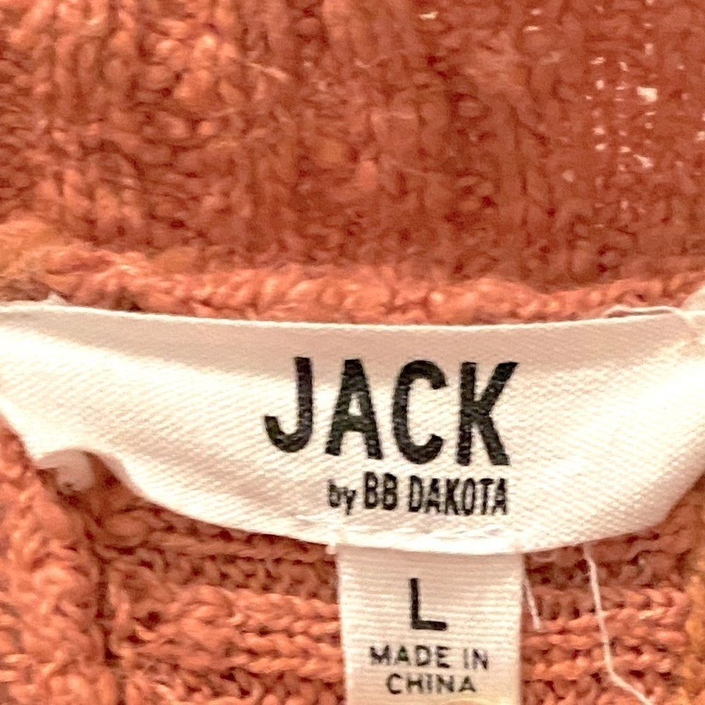 🌷JACK by BB Dakota🌷 Unique Coral Orange Cardigan - Picture 5 of 6